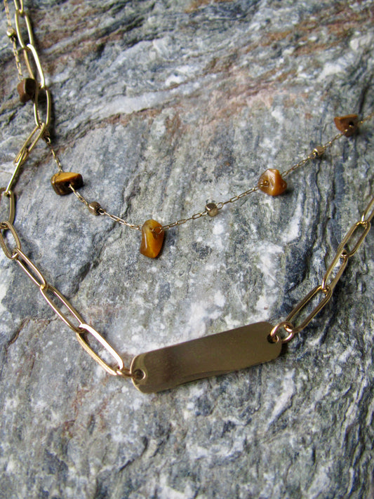 COLLAR TIZZA CON GRABADO